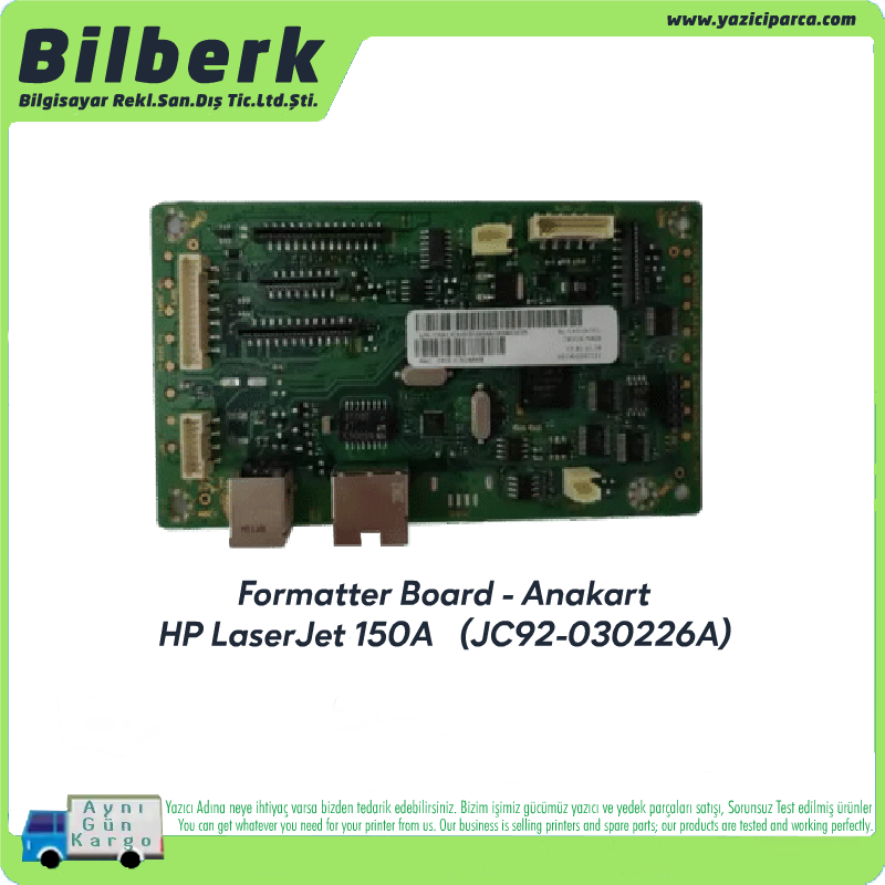 150A Formatter Board Hp Color Laserjet – Ana Kart (JC92-030226A)