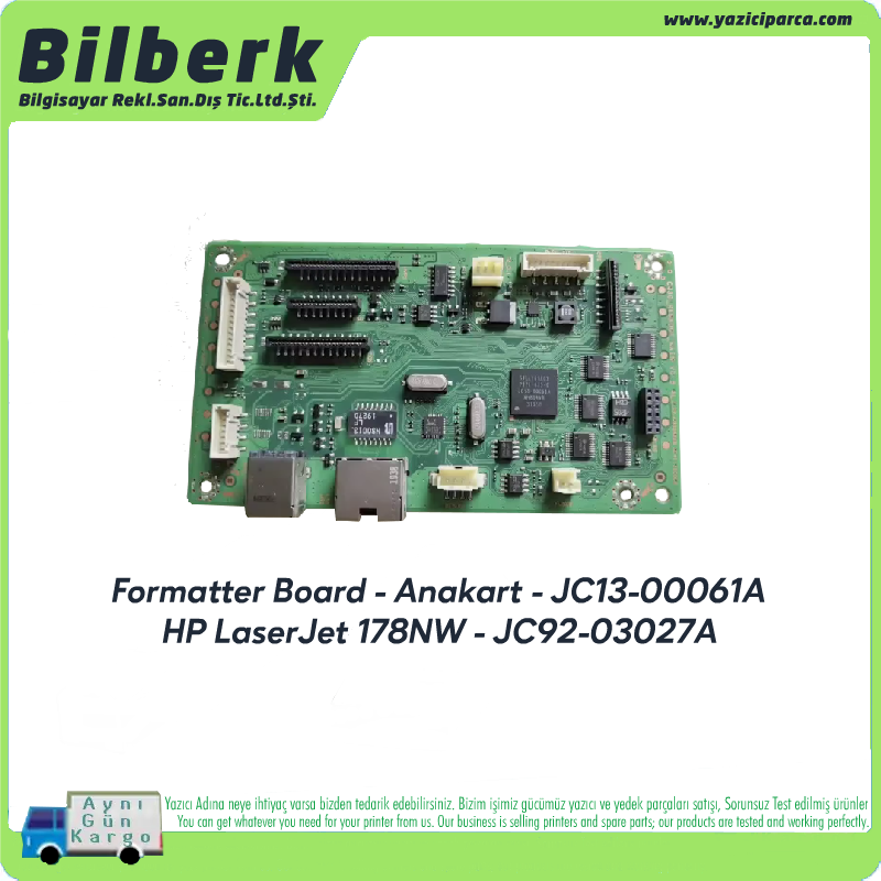 178nw Formatter Board - Hp Anakart - Jc92-03027A