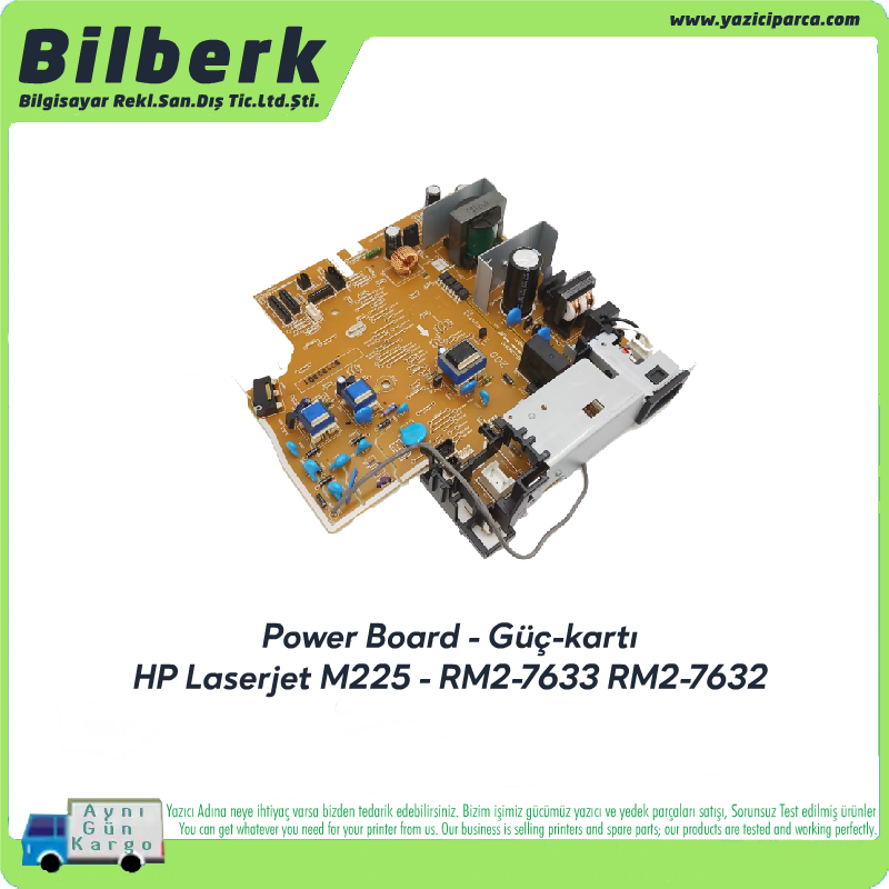 HP Laserjet M225 M226 M225DN M226DN M225dw M226dw 225 226 RM2-7633 RM2-7632 Power Supply Board